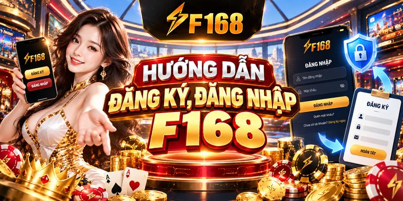 Hướng dẫn đăng ký, đăng nhập và bảo vệ thông tin tài khoản F168.