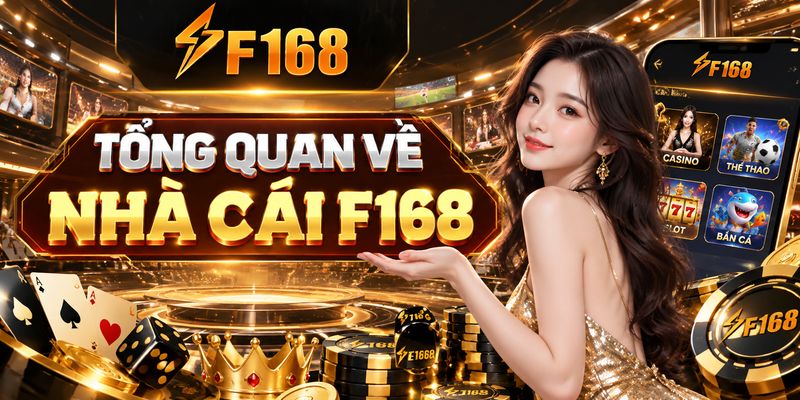 Tổng quan giao diện F168 với các danh mục giải trí được sắp xếp trực quan.