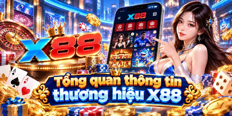 Tổng quan thông tin thương hiệu X88 và các hạng mục cần kiểm tra trước khi tạo tài khoản.